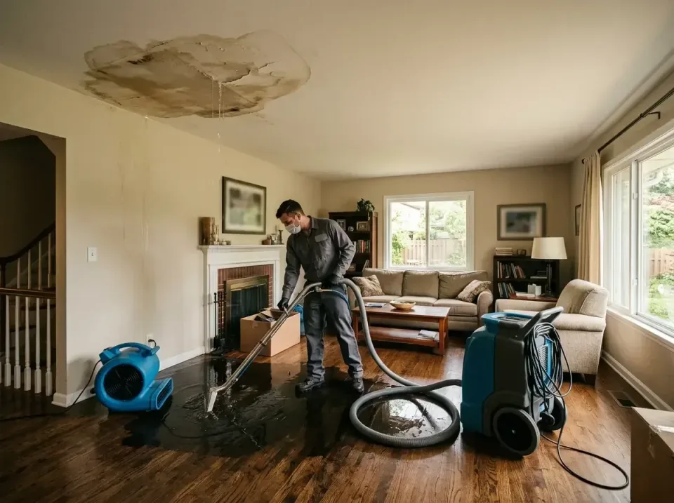 attic-pipe-burst-ceiling-drip-008 — frequently asked questions, Water Damage Restoration & Carpet Care in Hanford, CA